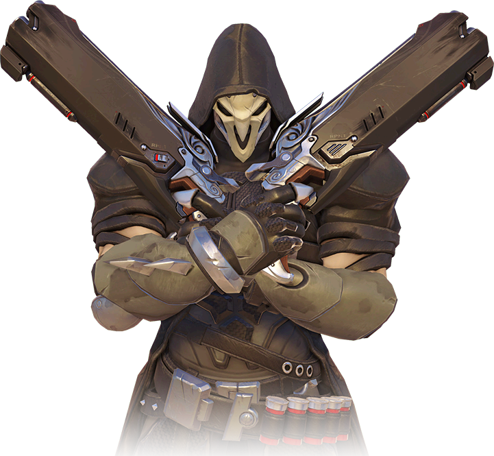 Reaper is one of the heroes in Overwatch. He is a wraith-like terrorist who sets out to kill his former comrades to feed his desire for revenge. His Hellfire Shotguns, the ghostly ability to become immune to damage and speed increase, and the power to step between shadows make Reaper one of the deadliest beings on Earth. 